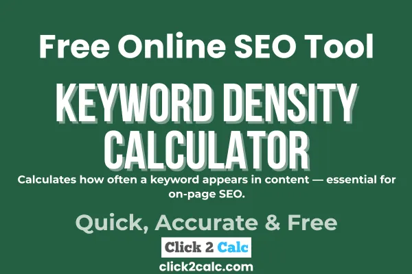 Keyword Density Calculator