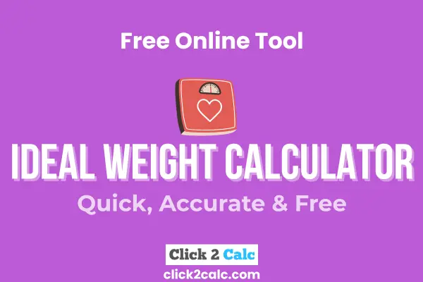 ideal weight calculator
