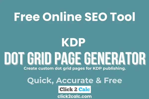 Dot Grid Page Generator