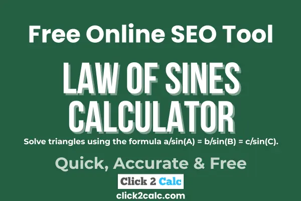 Law of Sines Calculator