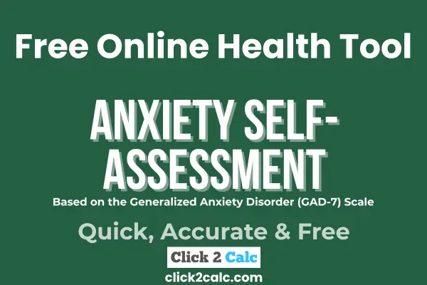 Anxiety Score Estimator