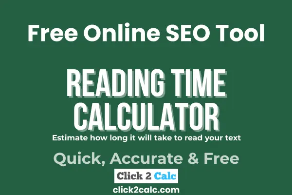 Reading Time Calculator