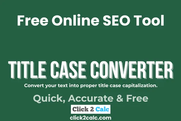 Title Case Converter