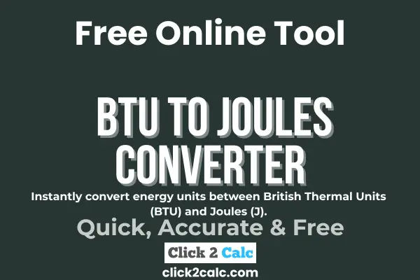 BTU to Joules Converter