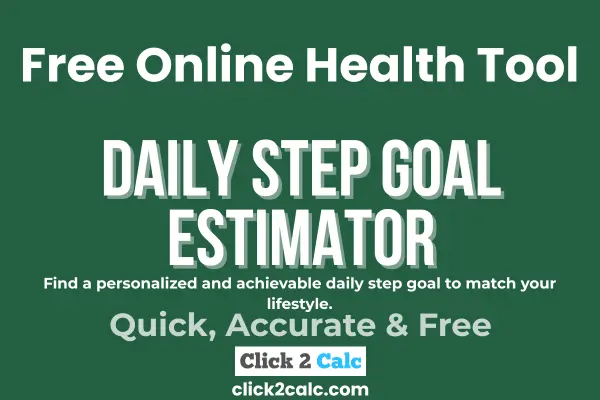 Daily Step Goal Estimator
