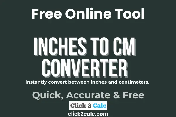 Inches to CM Converter