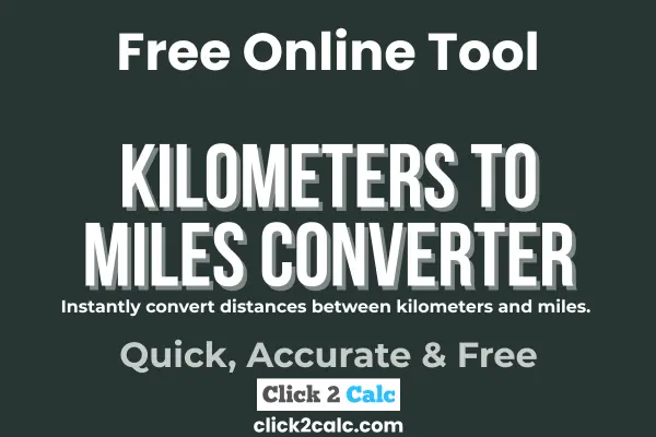 Kilometers to Miles Converter