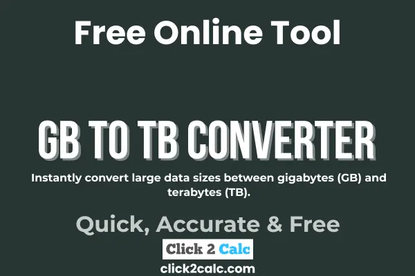 GB to TB Converter