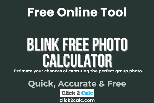 Blink free Photo Calculator