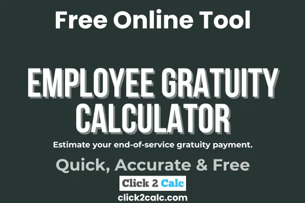 Employee Gratuity Calculator