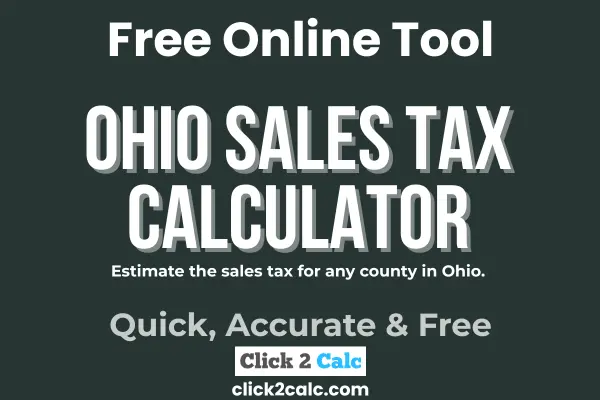 Ohio Sales Tax Calculator