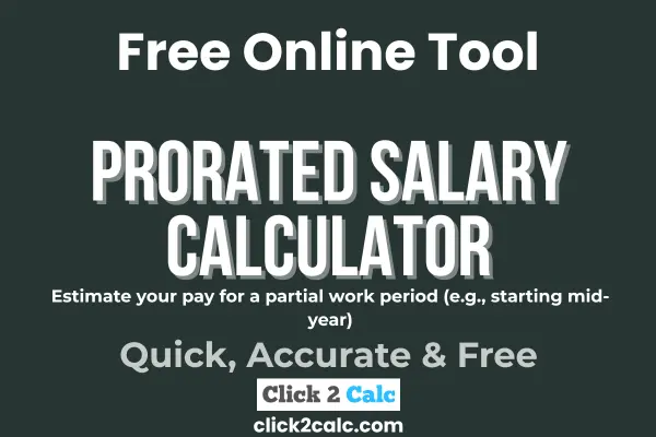 Prorated Salary Calculator