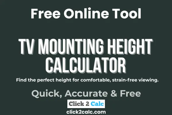 TV Mounting Height Calculator