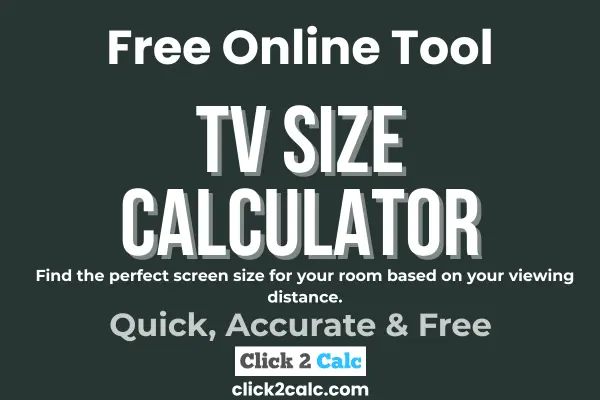 TV Size Calculator