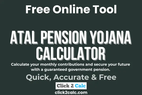 Atal Pension Yojana Calculator