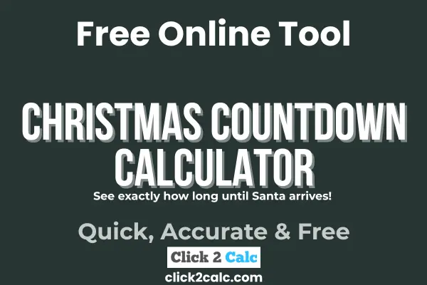 christmas countdown calculator