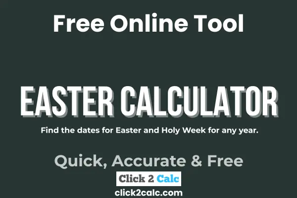 Easter Calculator