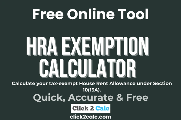 HRA Exemption Calculator