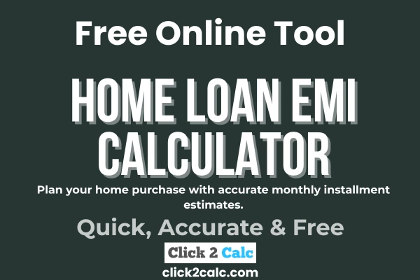 Home Loan EMI Calculator