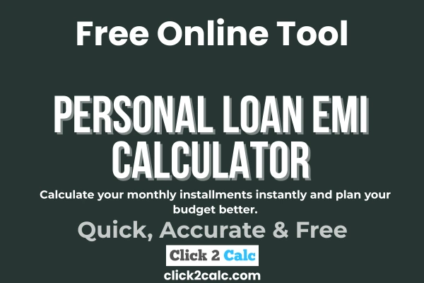 Personal Loan EMI Calculator