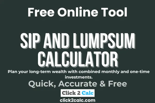 SIP and Lumpsum calculator