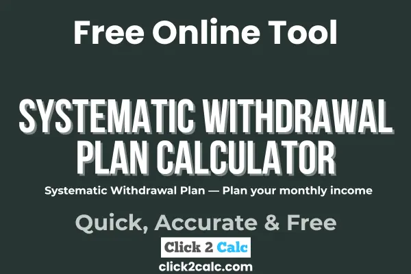 Systematic Withdrawal Plan Calculator