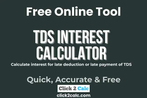 TDS Interest Calculator