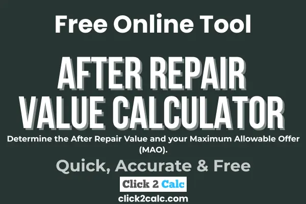 After Repair Value Calculator