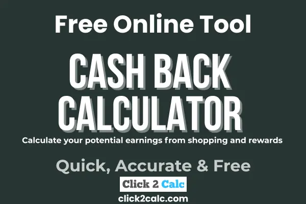Cash Back Calculator