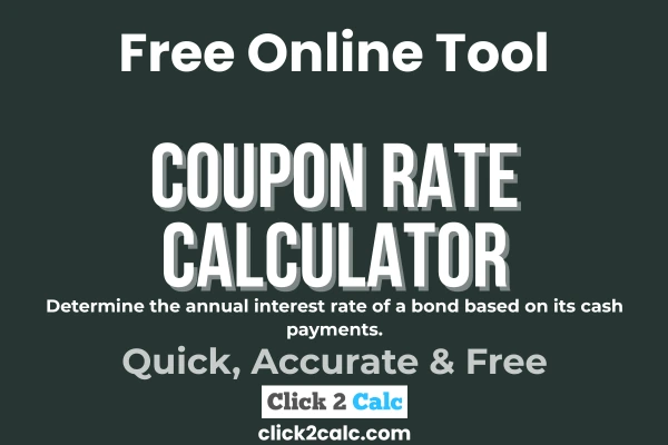 Coupon Rate Calculator