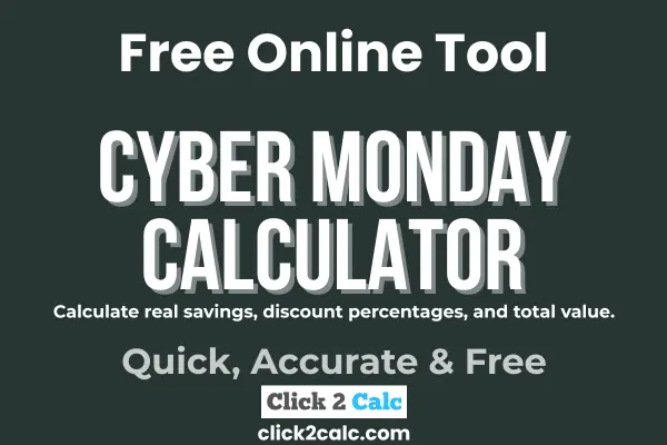 Cyber Monday Calculator