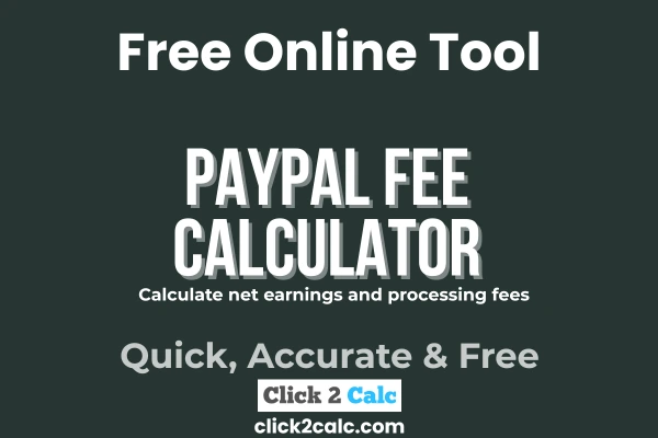 PayPal Fee Calculator