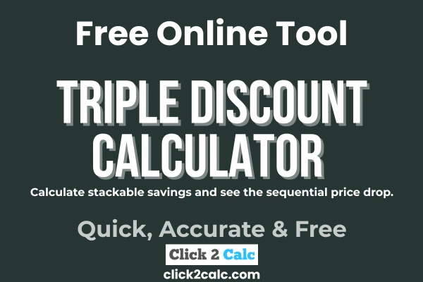 Triple Discount Calculator