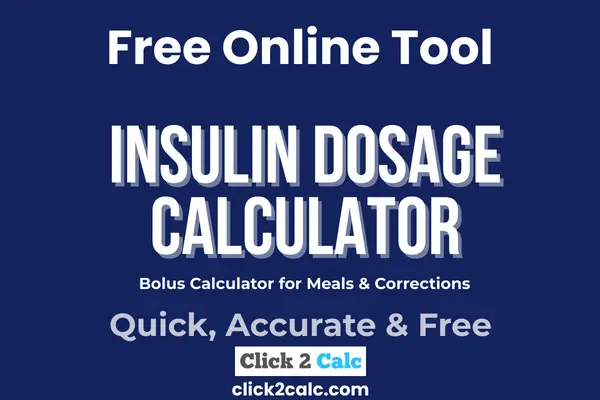 Insulin Dosage Calculator