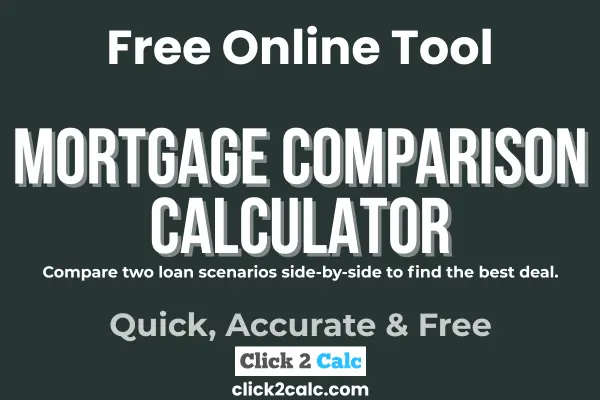Mortgage Comparison Calculator