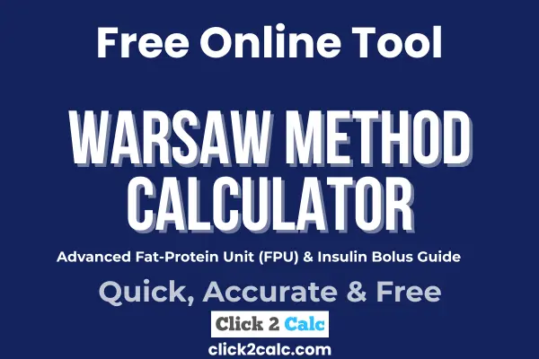 Warsaw Method Calculator