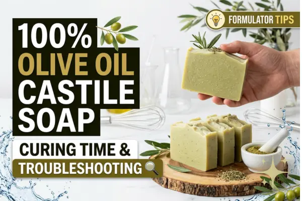 100 olive oil castile soap cure time