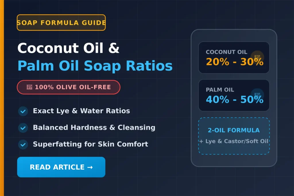 coconut oil and palm oil soap ratio