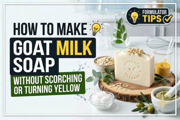 goat milk soap without scorching